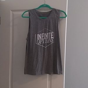 Worn once gray muscle tank